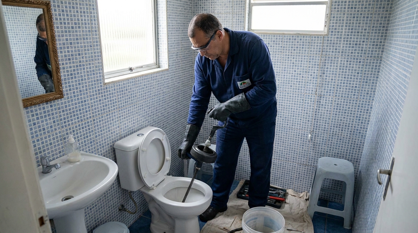 Desentupimento de vaso profissional em Volta Redonda‑RJ